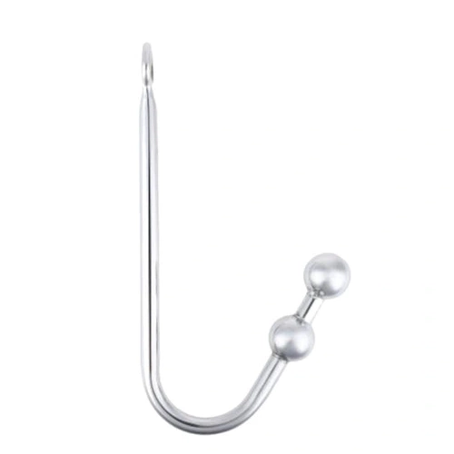 Anal 4417 Steel Stainless Pleasurable Hook Two Balls 1107